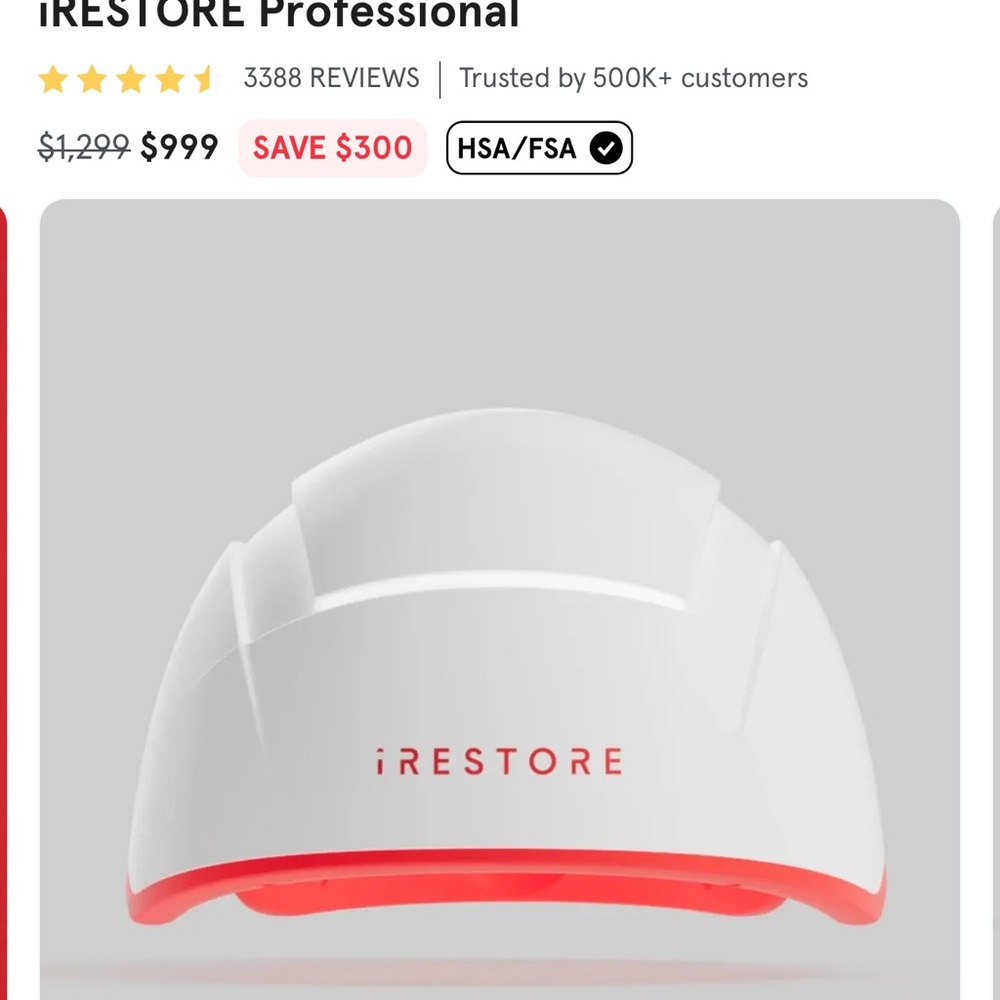 iRestore Professional Hair Growth System